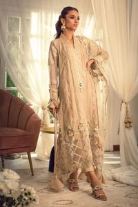 GUL Silk Net Kalidar Sandstone Elegance Shirt