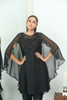 Chic ROYA Chiffon Bat Sleeve Top | Bilal Garment