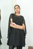 Chic ROYA Chiffon Bat Sleeve Top | Bilal Garment