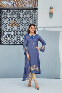 Elegant NIGAR Zari Cotton Net Shirt | Bilal Garment