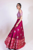 Stylish Pinky-Lavender & Magenta Design LEHNGA CHOLI (D7)