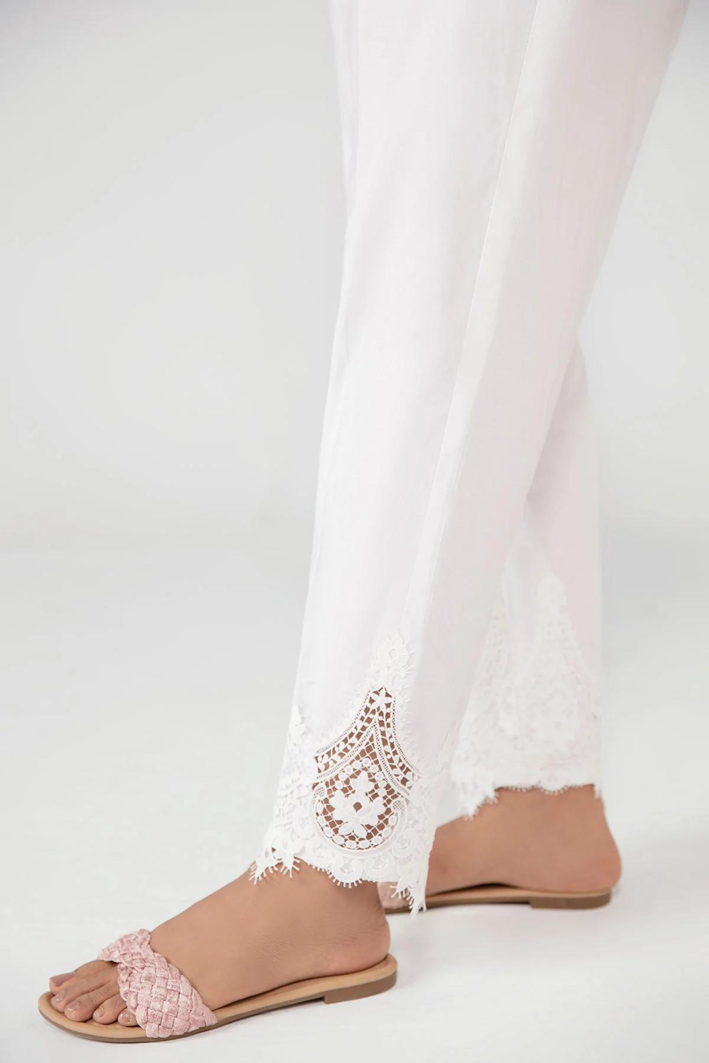 Sheer Lace Hem Pants | Ammara Khan Mode Vol-2