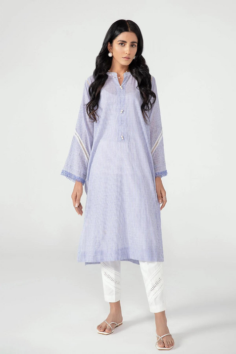 Striped Spring Cotton Shirt | Ammara Khan Mode Vol-2