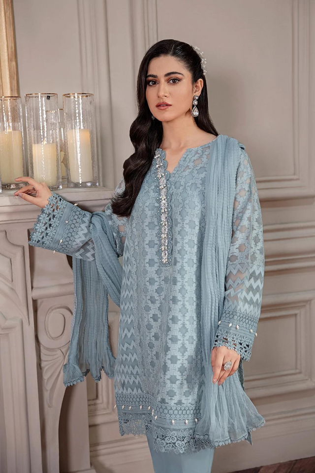 Organza Set by Ammara Khan Viola | Classic Elegance at Bilal Garment