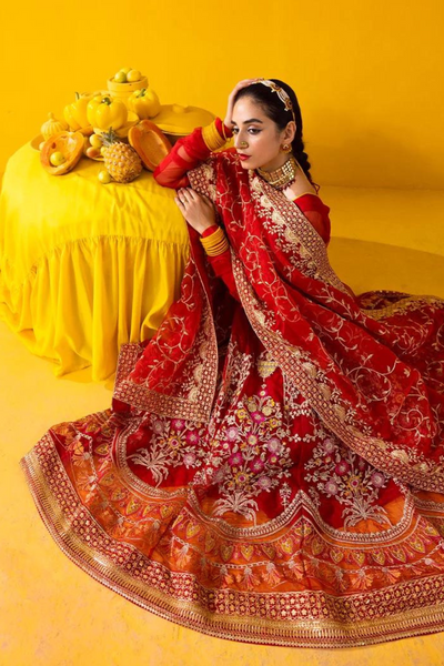 LAAL Elegant Maroon Pishwas Set 