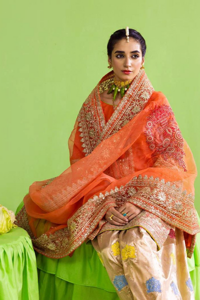 MALTA Tangerine Luxury Pret Set