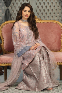 ELINOR - Lavender Embroidered Formal by Daud Abbas Elain Luxury Pret