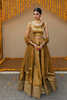 GOLDEN  LEHANGA CHOLI set