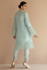 BLUE TUNIC Ensemble  by Deepak Perwani Raw Silk Edit.