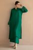 CLASSIC GREEN Co-ord Set by Deepak Perwani Raw Silk Edit 