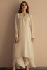 IVORY MIST Ensemble by Deepak Perwani Raw Silk Edit