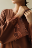 BROWN Straight Kurta & Culottes