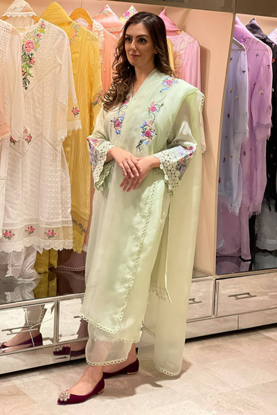 LEMON GARDEN MINT kurta set 