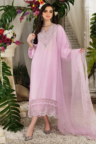 CRYSTAL LILAC  kurta WITH PANTS