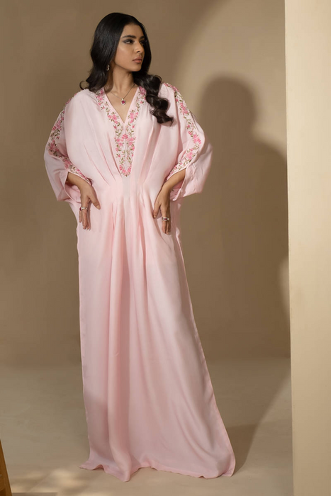 ROSE PINK KAFTAN BY Farida Hasan's Luxe Pret'22 