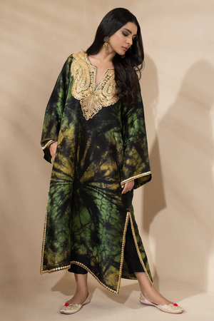 GOLD FOREST SILK SHIRT BY FARIDA HASAN LUXE PRET'22