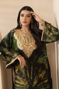 GOLD FOREST SILK SHIRT BY FARIDA HASAN LUXE PRET'22