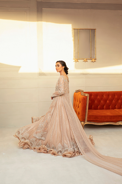 FLAMINGO Bridal Ensemble: Rose Gold Elegance | Bilal Garment