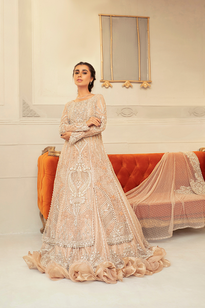 FLAMINGO Bridal Ensemble: Rose Gold Elegance | Bilal Garment
