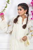 Lemon Chikan Kurta with Redefined Laces | Faiza Rehman