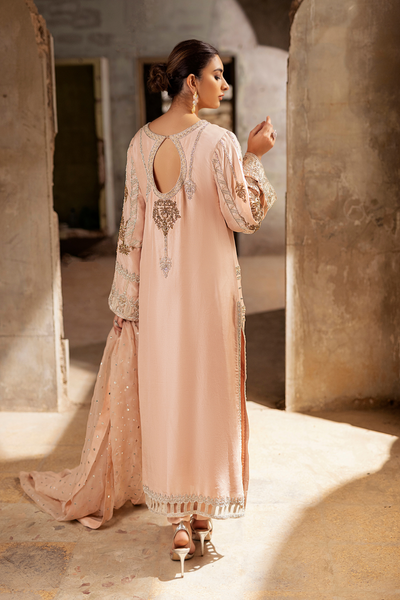 AURORA Mustard Crushed Peshwas | Faiza Rehman | Bilal Garment