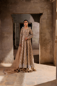 DORE Blush Pink Zardozi Ensemble | Faiza Rehman | Bilal Garment