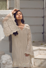 AMOUR Ivory Organza Ensemble | Faiza Rehman