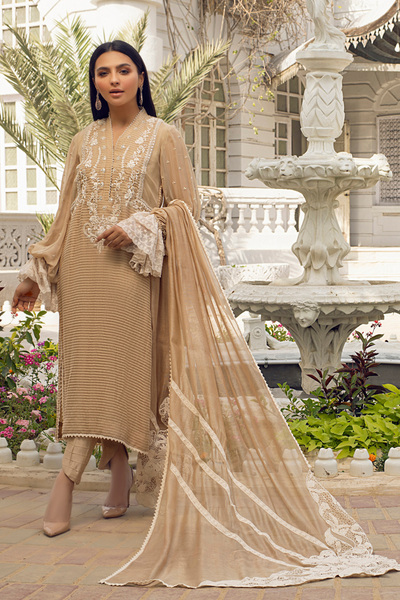 DARIA Beige Festive Number | Faiza Rehman