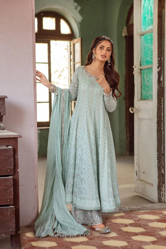 NAAZ Kalidaar Embroidered Set