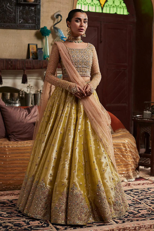 Enchanting Lehnga NEHAL | Faiza Saqlain Collection