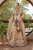 REZA beige floral sharara set by FAIZA SAQLAIN SAANJH LUXURY FORMAL