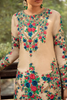 REZA beige floral sharara set by FAIZA SAQLAIN SAANJH LUXURY FORMAL