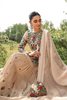 REZA beige floral sharara set by FAIZA SAQLAIN SAANJH LUXURY FORMAL