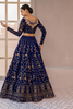 MIRA Navy Blue Lehnga Choli