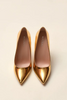 Gold Court Heels