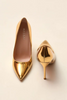 Gold Court Heels