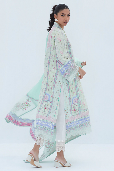 AMANDA AQUA SHIRT AND DUPATTA set from Farah Talib Aziz's LEA Spring23