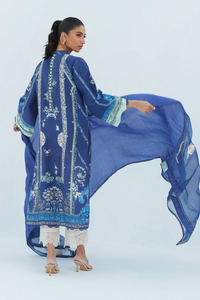 SIMI LAPIS SHIRT AND DUPATTA Lapis Lazuli Blue printed suit 