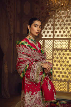 NOORANI ORGANZA SUIT by  Haute Form AMBER