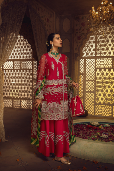 NOORANI ORGANZA SUIT by  Haute Form AMBER