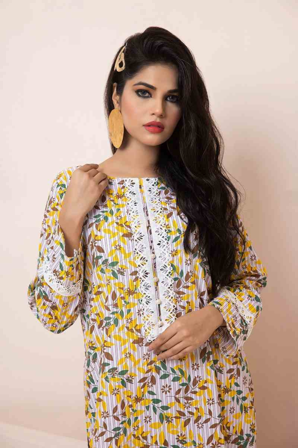 STRIPED FLORAL 2 PIECE - second image