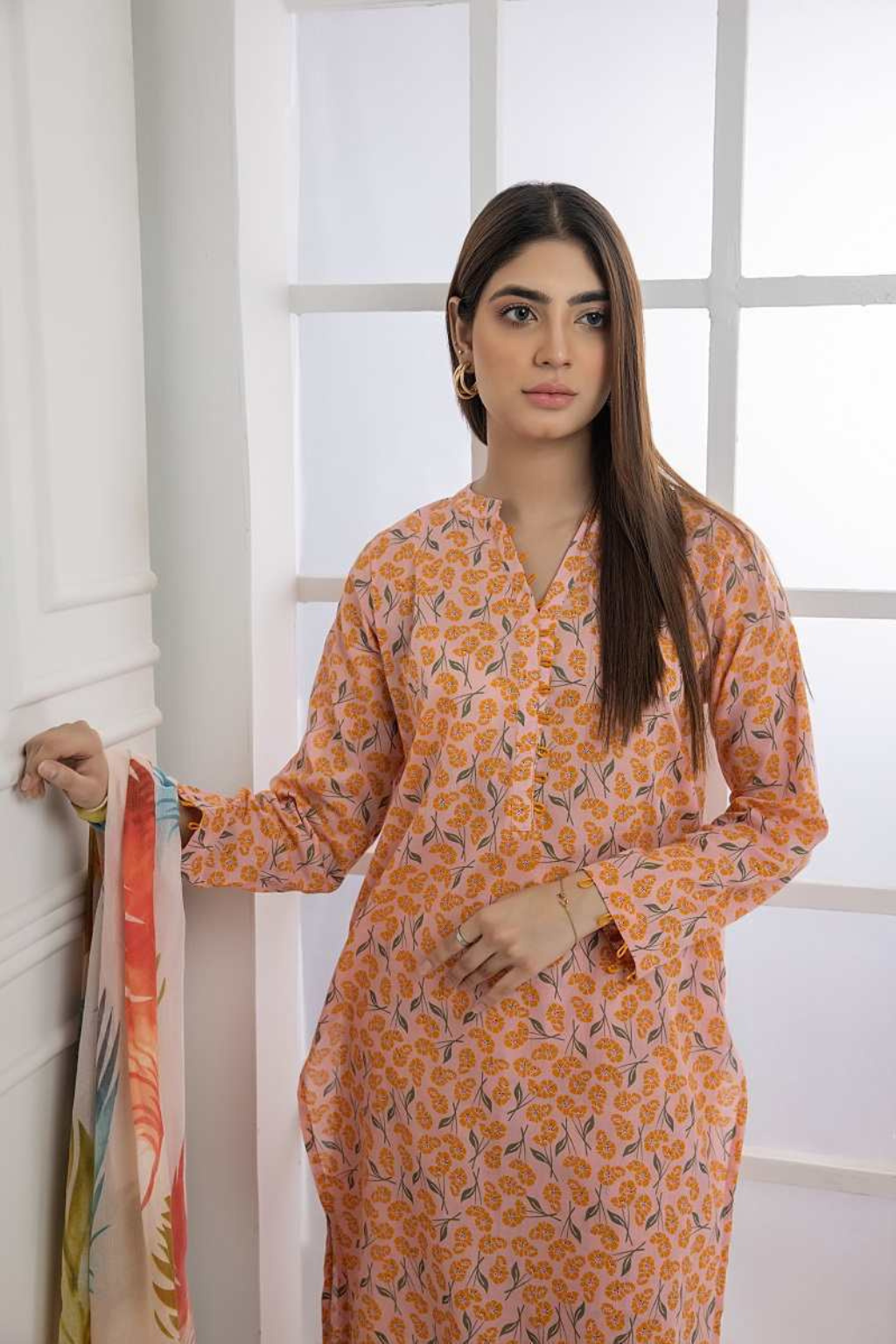 TUNIC WITH LOOPS 2PC - second image