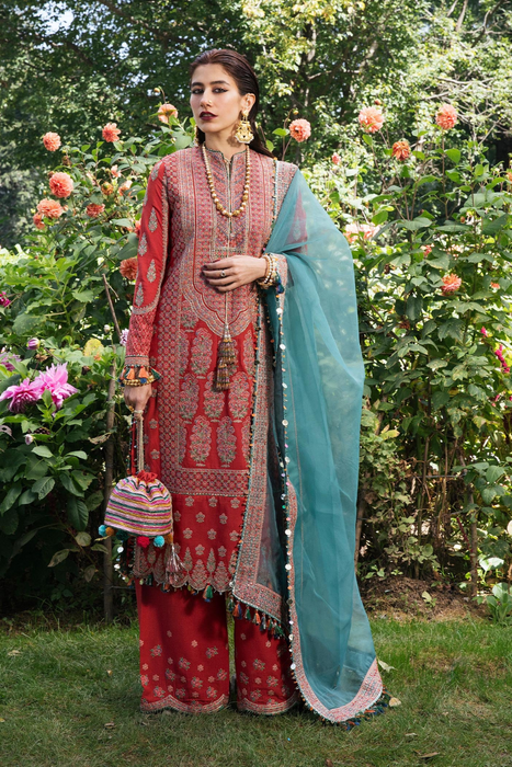 SONTH carrot Karandi suit by Hussain Rehar's Karandi Unstitched '22