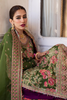 DANEEN  Authentic Elegance in Mehndi Green