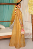 SEHER Lime Yellow Organza Chanderi Silk Shirt & Jacket Set