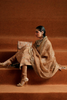 REIGN Regal Beige Gold Ensemble by Hussain Rehar Luxury Pret SS/23