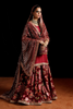 GRANATE Regal Maroon Raw Silk Ensemble