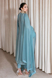 SININEN ice blue organza suit 