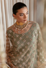 DUENDE Pistachio Raw Silk Suit by Hussain Rehar Moon