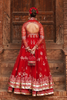 ISMAT Red Shikargah Inspired Outfit with Lehenga